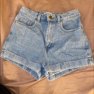 High waisted American Apparel shorts